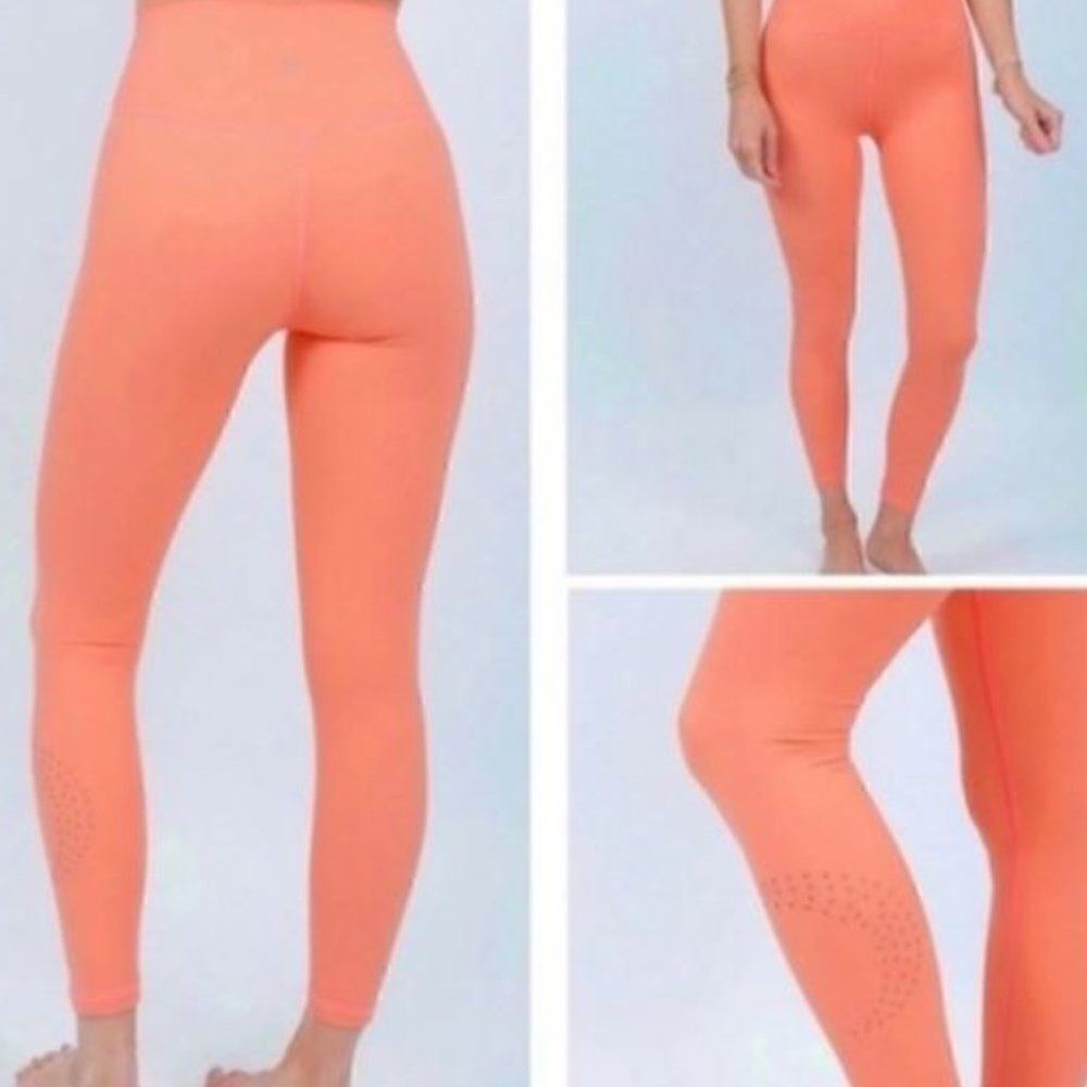 ZYIA LNT Moon Brilliant Leggings Orange Size 8-10